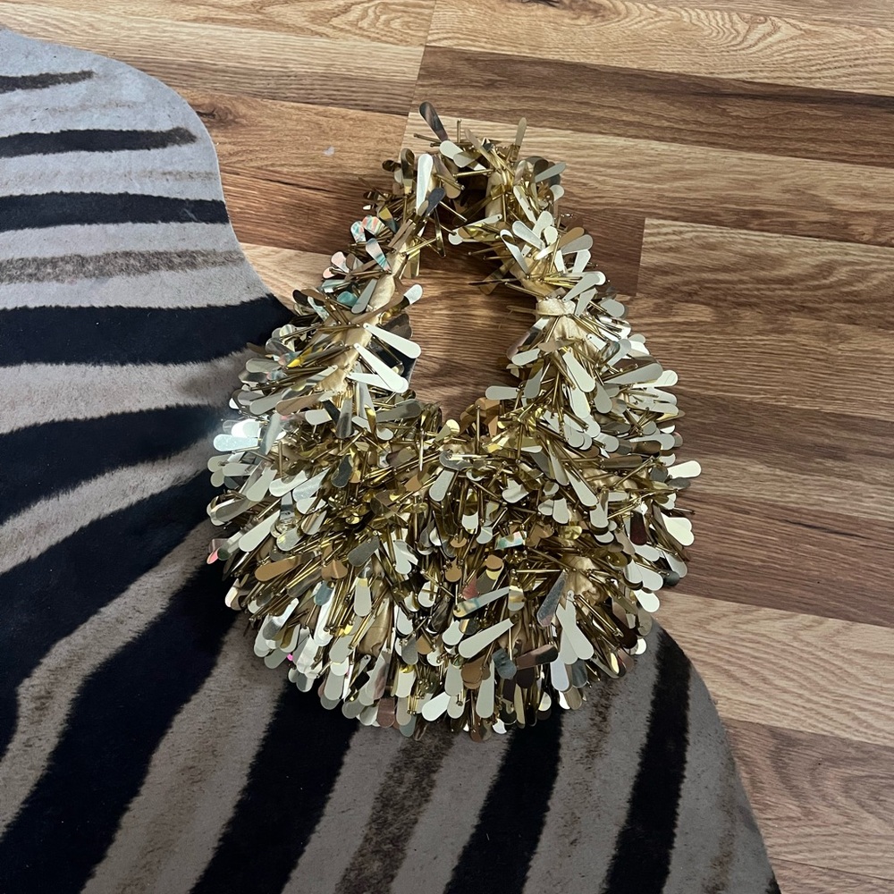Gold Sequin Statement purse